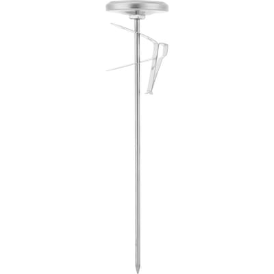 Direct Afleesbare Metalen Keuken Voedsel Koken Melk Koffie Sonde Thermometer Naald Temperatuur white
