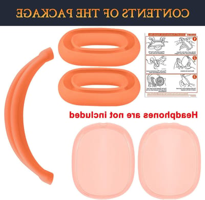 Beschermset voor AirPods Max 2/1 - Hoofdbandhoes, TPU Beschermcase en Silicone Oorkussens, Zweetbestendig en Wasbaar