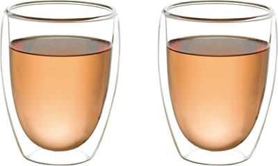 Koffie- & theekop 250ml - 2-delige set - Dubbelwandig