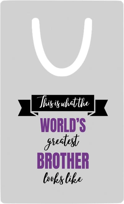Hacebo® - Greatest brother looks like metalen boekenlegger- Broer - beste broer - verjaardagscadeau - verjaardag - cadeau voor broer - cadeau - kado - geschenk - gift - broer artikelen Bladwijzer boekenleggers - 7.6 cm x 5cm