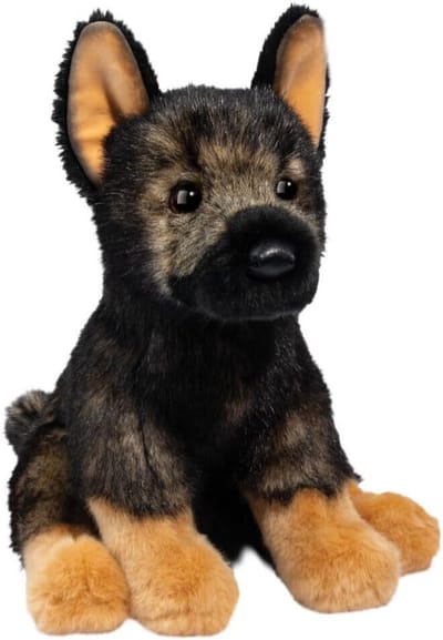 Groot Pluche Duitse Herder Hond Knuffel 38 cm Zacht Speelgoed