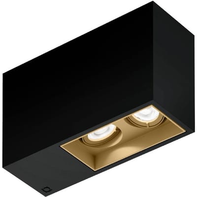 Wever & Ducré Lighting WEVER & DUCRÉ Downlight Planopetit 2.0 zwart/beige 927 dimbaar