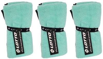 Lotto Microvezel Handdoek - 3 Stuks - 50x100 cm - Perfect voor Reizen & Sporten - Sporthanddoek - Reishanddoek - Sneldrogende Handdoek - Fitness – Aqua