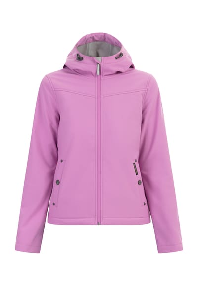 Schmuddelwedda softshell jas Dames SNOEP ROZE-280