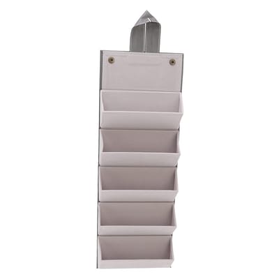 Dailygoods- Zonnebril Organizer - Opvouwbare Brillenkoker - PU-leer - Hangend Ontwerp - Multifunctioneel - Geschikt voor Sportbrillen/Zwembrillen - Brillenhouder