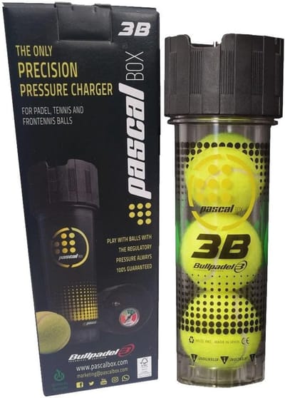 Precisiesysteem voor het drukken van tennis-, padel- en frontenisballen