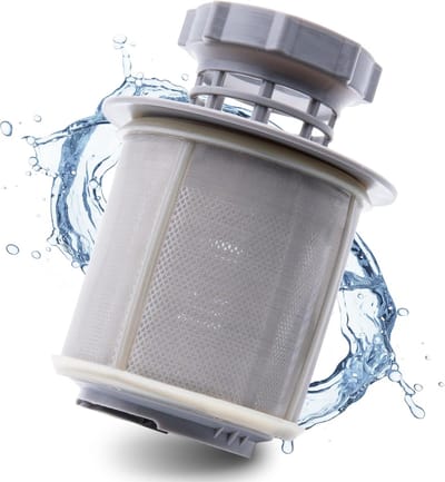 Microzeefset, fijne zeefset, 3-delig filter， Geschikt voor Bosch vaatwasser, Siemens vaatwasser, compatibel met Neff, Whirlpool, Philips