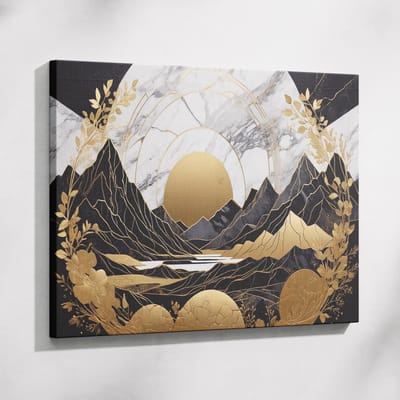 Saammp Muurcirkel Hout - Abstract - Geometrische Kunst - Zwart-Wit - Ø 80 - Wandcirkel - Wanddecoratie Cirkel - muurdecoratie Woonkamer - Slaapkamer decoratie - Rond Schilderij