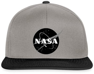 NASA zwart-wit klassiek logo Snapback cap