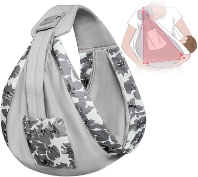 Allecto Plus - Babydrager voor peuters en pasgeborenen - Ademende draagdoek - Verstelbare kinderdrager