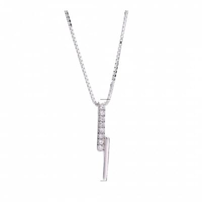 Ketting-Zilver-Zirkonia-Jennie - Charme Bijoux