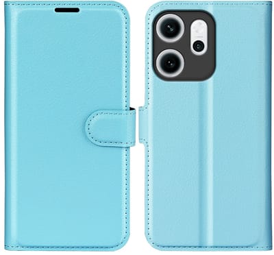 Coverup Hoesje - Geschikt voor OPPO Reno14 F / FS Hoesje - Coverup Book Case - Lichtblauw
