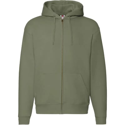 Hooded sweatshirt met rits Fruit of the Loom Premium