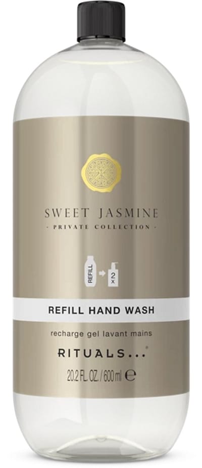 Rituals - Navulling voor Handzeep - 600 ml - Sweet Jasmine - Jasmijn Fruit & Sandelhout - Alleen Navulling - Pomp niet inbegrepen - Zeep - Refill voor zeepdispenser - Refills voor handzeepdispenser