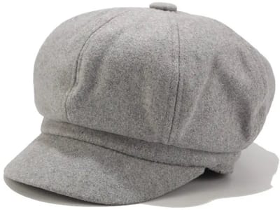 ASTRADAVI Fashion Hats - Vintage Baret Painter Cap - Newsboy Gatsby - Stijlvolle Hoed - Lichtgrijs