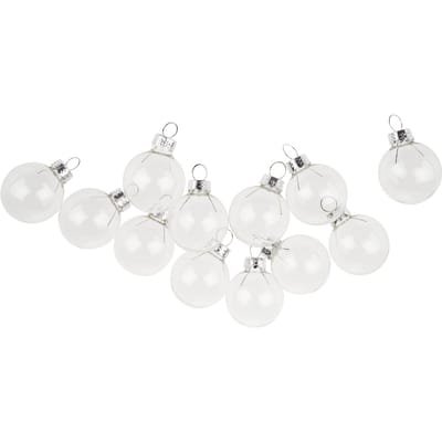 VBS Glazen ballen, Ø 3 cm, 12 stuks