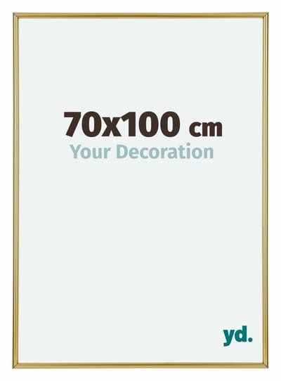 Your Decoration - Puzzellijst 70x100 cm - Goud - Puzzellijst 1500-2000 stukjes - Kunststof Fotolijst - Annecy