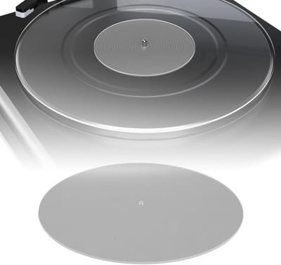 Draaitafelmat van Acryl voor 12 Inch Platenspeler - Antistatisch en Geluidskwaliteit - Hifi-liefhebbers Nieuw.