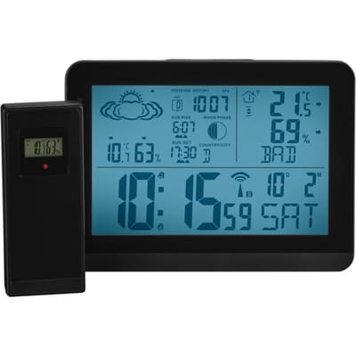 LIVARNO Draadloos weerstation (Zwart)