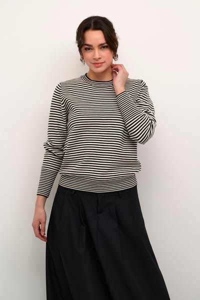 Gebreide pullover met ronde hals, model 'KAnala'