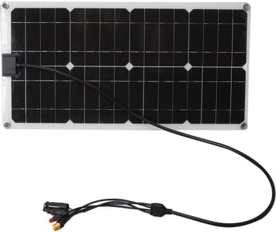 VT Goods - 100W Zonnepaneel - Waterdichte Solar Battery Charger - Compact en Lichtgewicht - Geschikt voor Mobiele Apparaten - Geel