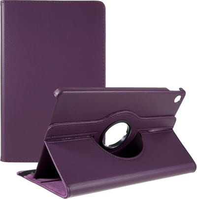 Coverup Tablethoes geschikt voor Lenovo Tab M10 Plus Gen 3 Hoesje - 360° Rotating Book Case - Paars
