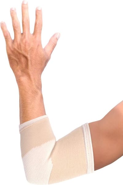 Mövibrace - Elleboogbrace - Elleboogbandage - Ondersteuning Elleboog - Unisex - Beige - Maat M