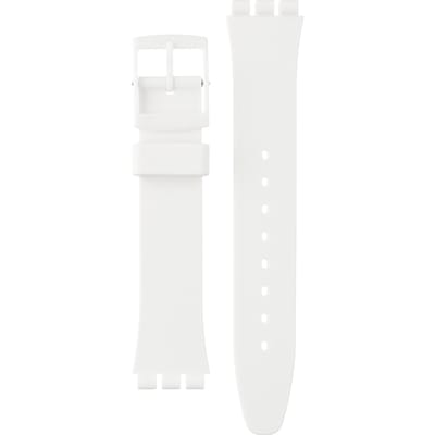 Swatch Plastic - Originals Medium (34mm) /Access/Solar/Musicall/Stop - G/SK/SL/SR/SS/SO28 AGW151O GW151 Just White Horlogeband