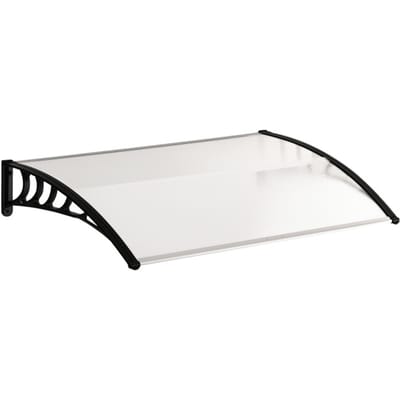 4goodz Deurluifel afdak 89x122x24 cm met uv-, regen- en zonbescherming