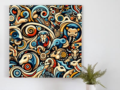 Kunstprint | Wanddecoratie | Dibond | 40 × 40 cm
