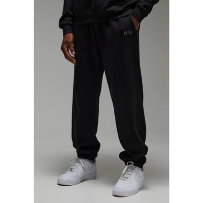 Heren Actieve Oversized Jogger | Black | Size 2XL
