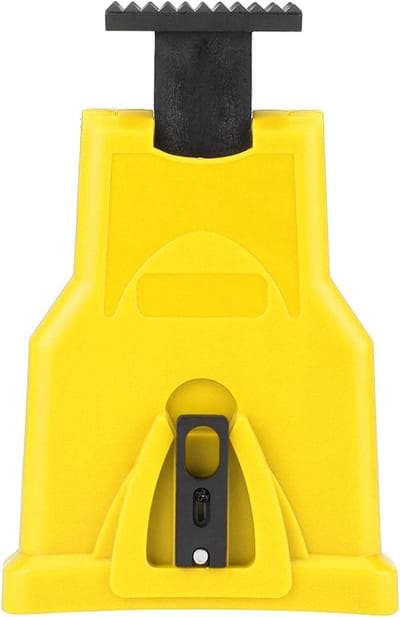 Kettingzaag Slijper - Ketting Slijp Tool - Onderhoud Houtbewerking - Snel Draagbaar Ontwerp - 21.5 x 14.5 cm - Geel