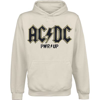 AC/DC Trui met capuchon - PWRUP Angus Devil - M tot 3XL - voor Mannen - beige