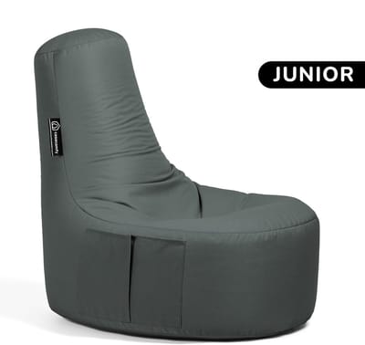 Casacomfy Gamer Junior - Zitzak - Kinderen - Waterbestendig - Binnen & Buiten - Antraciet