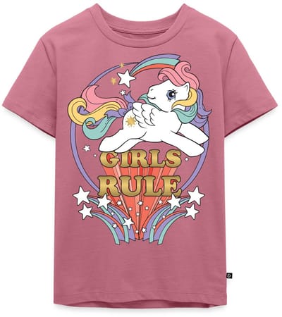 My Little Pony Retro Girls Rule Statement Premium T Shirt Kinderen