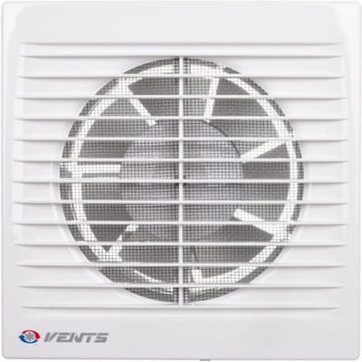 Vents badkamerventilator Ø125mm - 180m³/h - Timer - Insectengaas - Wit