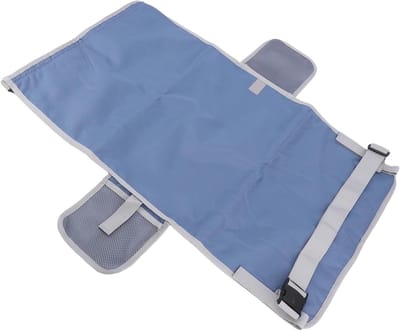 Vliegtuig Bed - Reis Accessoire - Kind Reizen - Waterproof Materiaal - 76 x 44.5 cm - Zwart