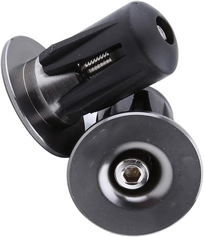 Fietsstuureindpluggen - Handvat Covers - Fietsen Verbeteren - Lichtgewicht Aluminium - 2 Stuks - Ti-kleur