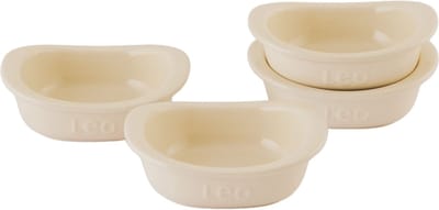 LEO 4-delige set vierkante ramekins Balance 0,20L - Beige -