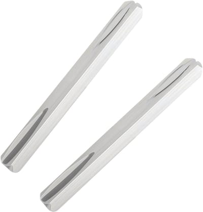 Vierkante stift - Spindelstang deurklink - Deurbeveiliging - Roestbestendig staal - 8x80mm 2 stuks - Zilver