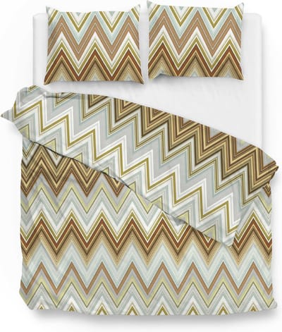 Zohome Louna Dekbedovertrek - Lits-jumeaux - Flanel - 240x200-220cm - Multi