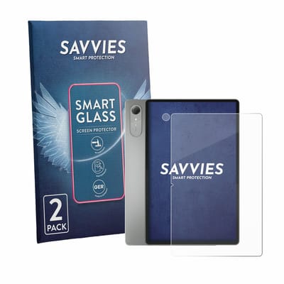 2 Stuks Savvies Screenprotector - geschikt voor Lenovo Idea Tab Pro Gen 2 13" (Voor+Camera) - beschermfolie glas transparant