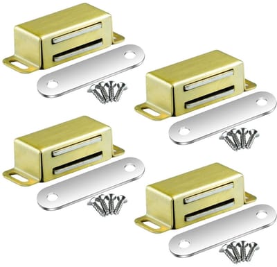 Dailygoods- Magneetsnapper sterke 8 kg - Deurmagneet - Magneetsluiting - Kogelsnapper - Roestvrij staal - 6 stuks - Deursluiting