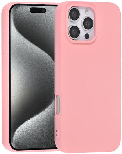 TUNIQ telefoonhoesje voor Apple iPhone 16 Pro Max - TPU backcover - Roze
