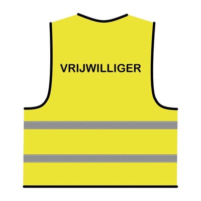 Vrijwilliger hesje geel