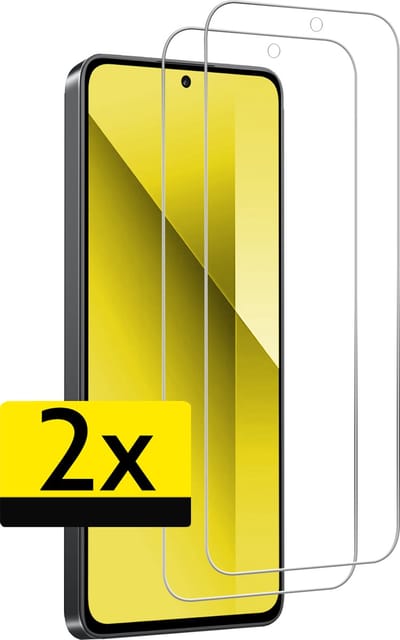 Screenprotector - Geschikt voor Xiaomi Redmi Note 13 4G - 2 Stuks - Extra Sterk - Beschermglas - Gehard Glas - Tempered Glass - Screen Protector