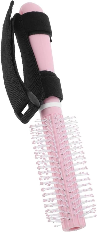 Hulpkam Ouderen - Kam voor trillende handen - Haarverzorging thuis - Zacht voor hoofdhuid - 22.5 cm - Multicolor