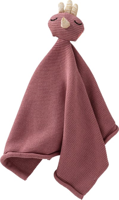 Fresk Knuffeldoekje – Tutpoppetje - Kraamcadeau voor Jongens en Meisjes - Baby Cadeau - Paars - Swallow