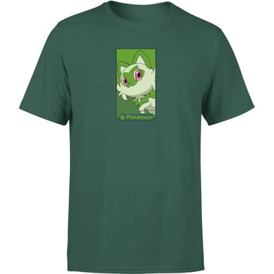 Pokémon Sprigatito Unisex T-Shirt - Green - S