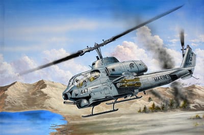 Trumpeter Modelbouwpakket Militaire voertuigen - 05116 Bell AH-1W Super Cobra - Helikopter Plastic - 1:35 - Modelbouw